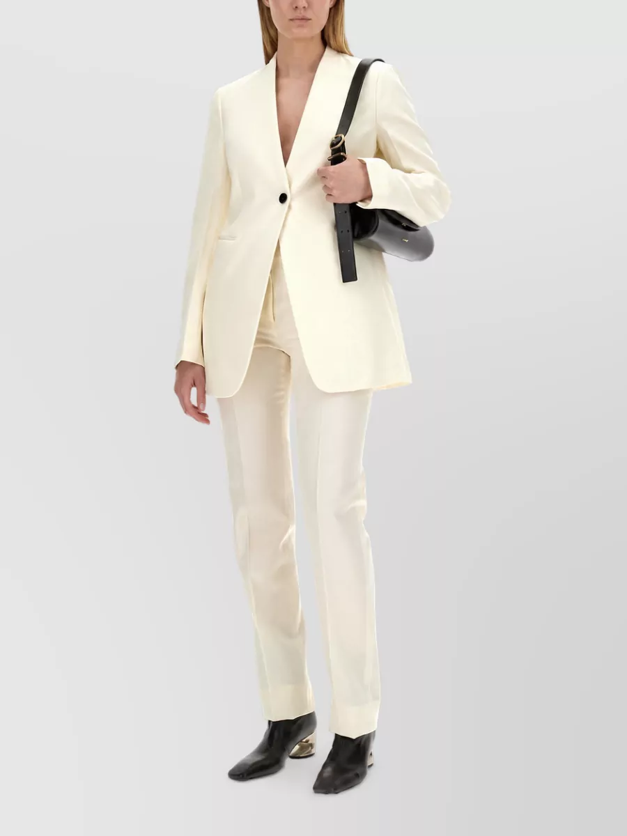Jil Sander wool straight-leg trousers