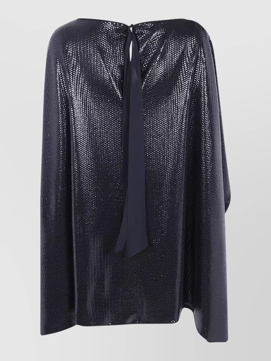 Alberta Ferretti Sequin Cape