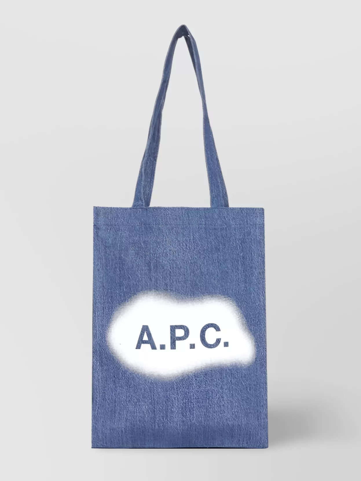 Shop Apc Dual Handle Tote Bag In Blue