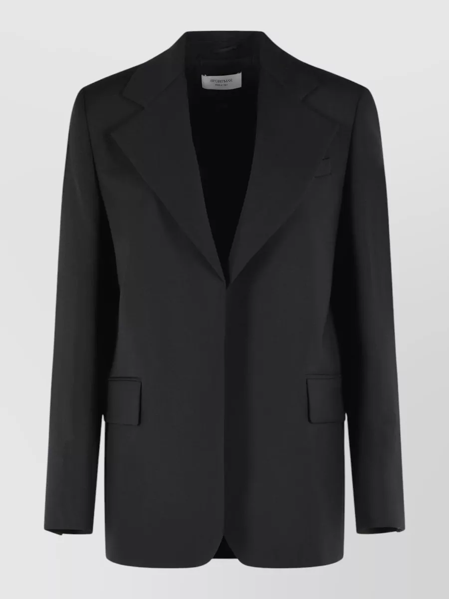 Sportmax virgin wool oversized blazer