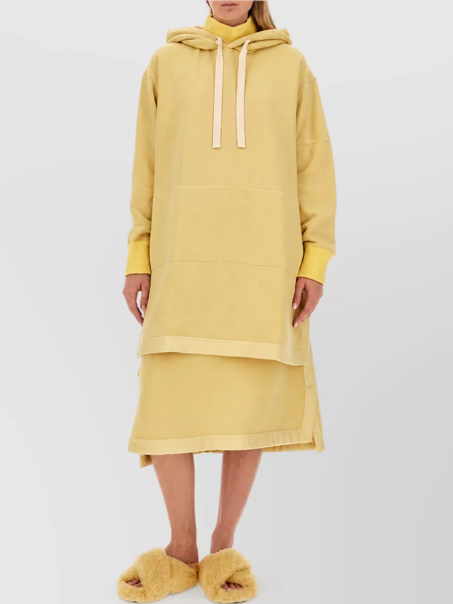 Jil Sander wool midi skirt