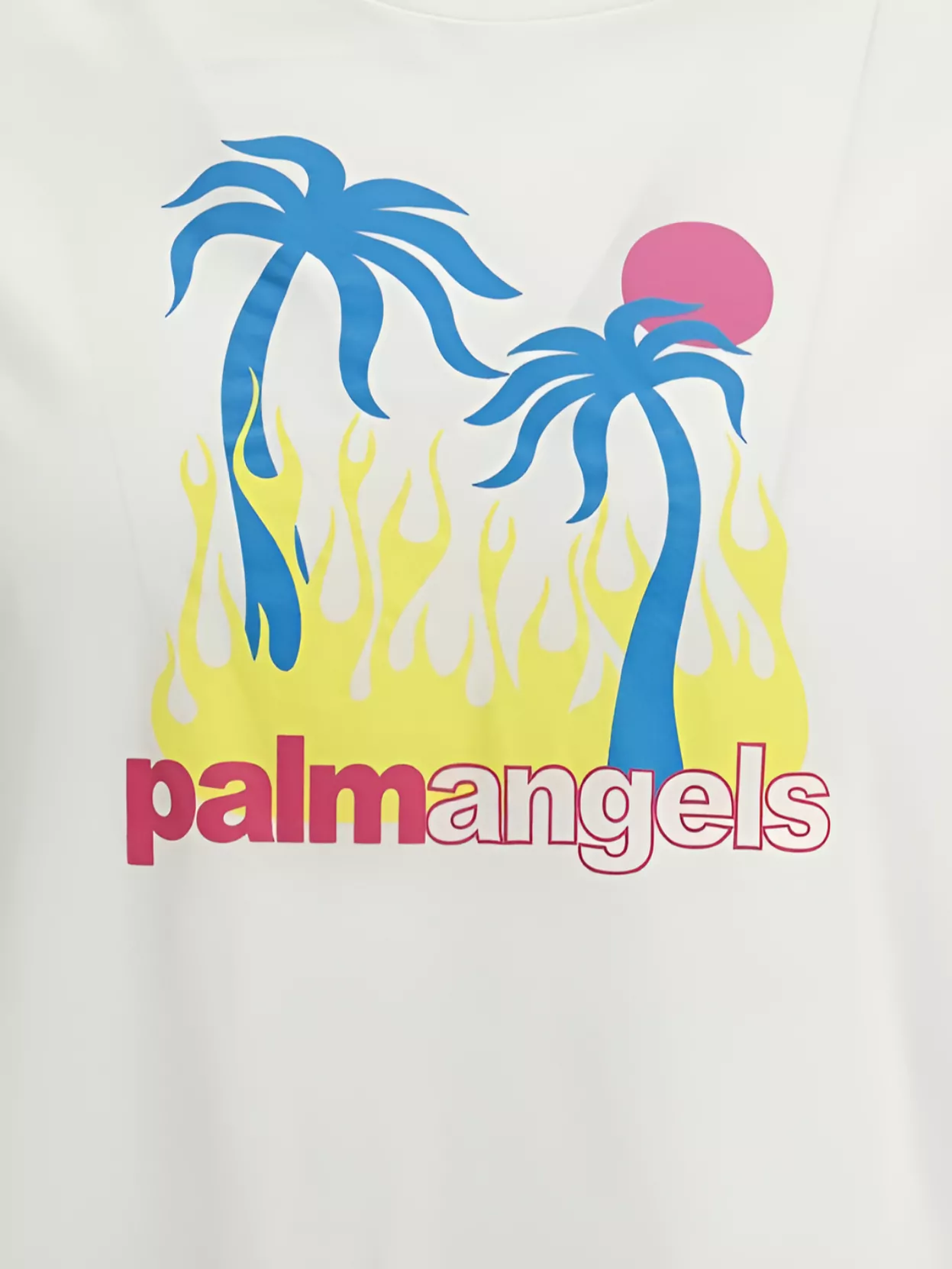 PALM ANGELS OASIS BLAZE GRAPHIC PRINT T-SHIRT