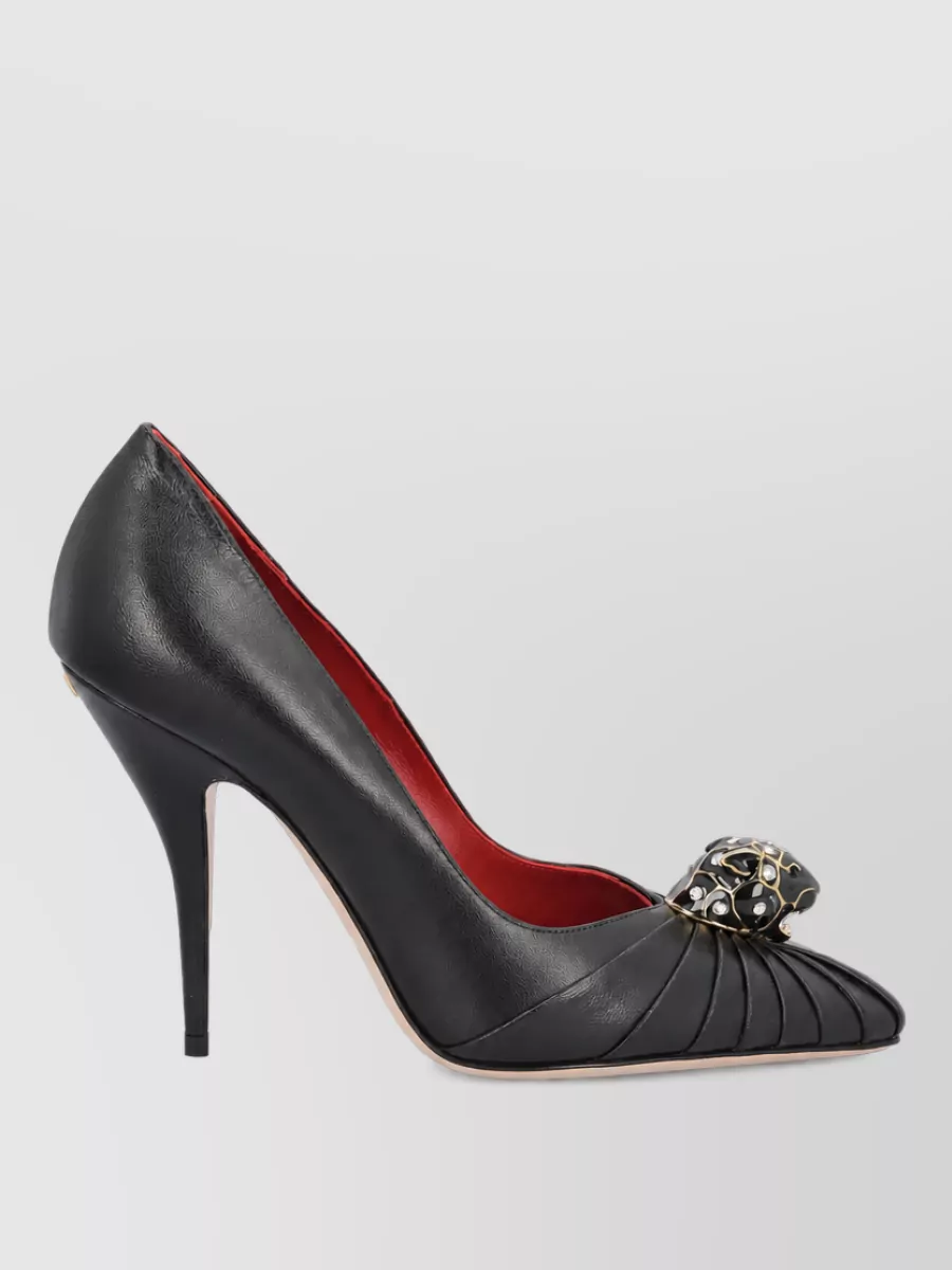 Valentino Garavani Leather High-Heel Pumps