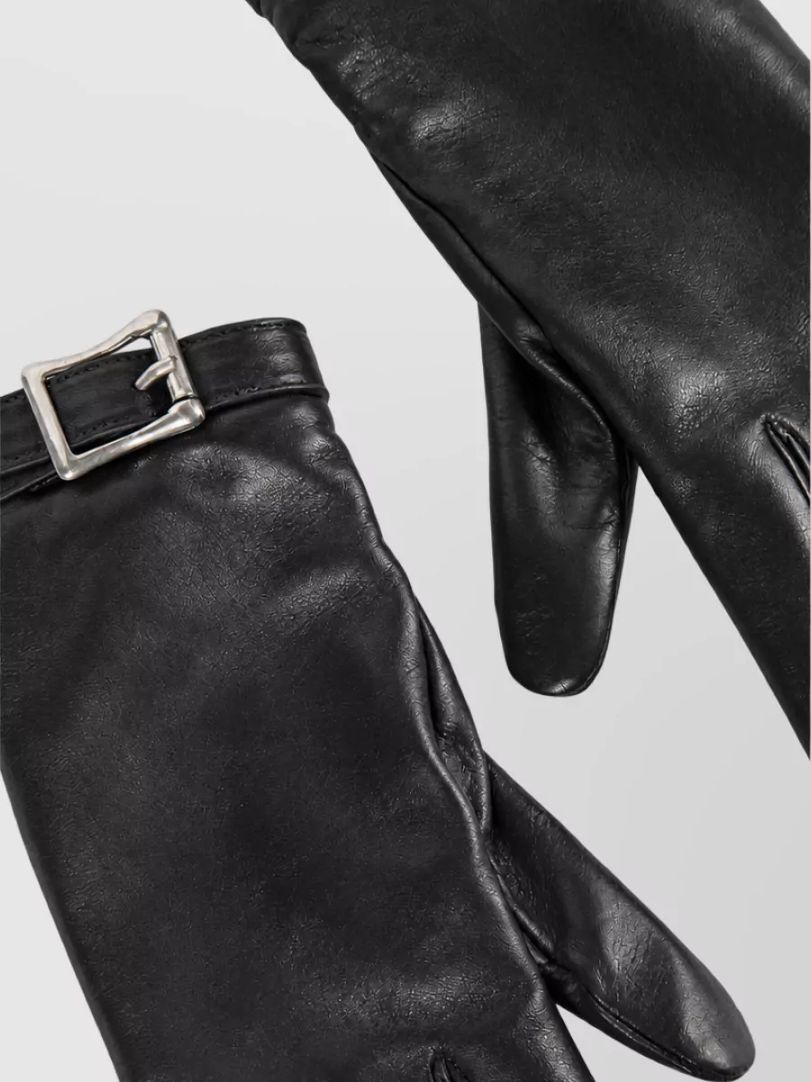 Ann Demeulemeester Leather Gloves