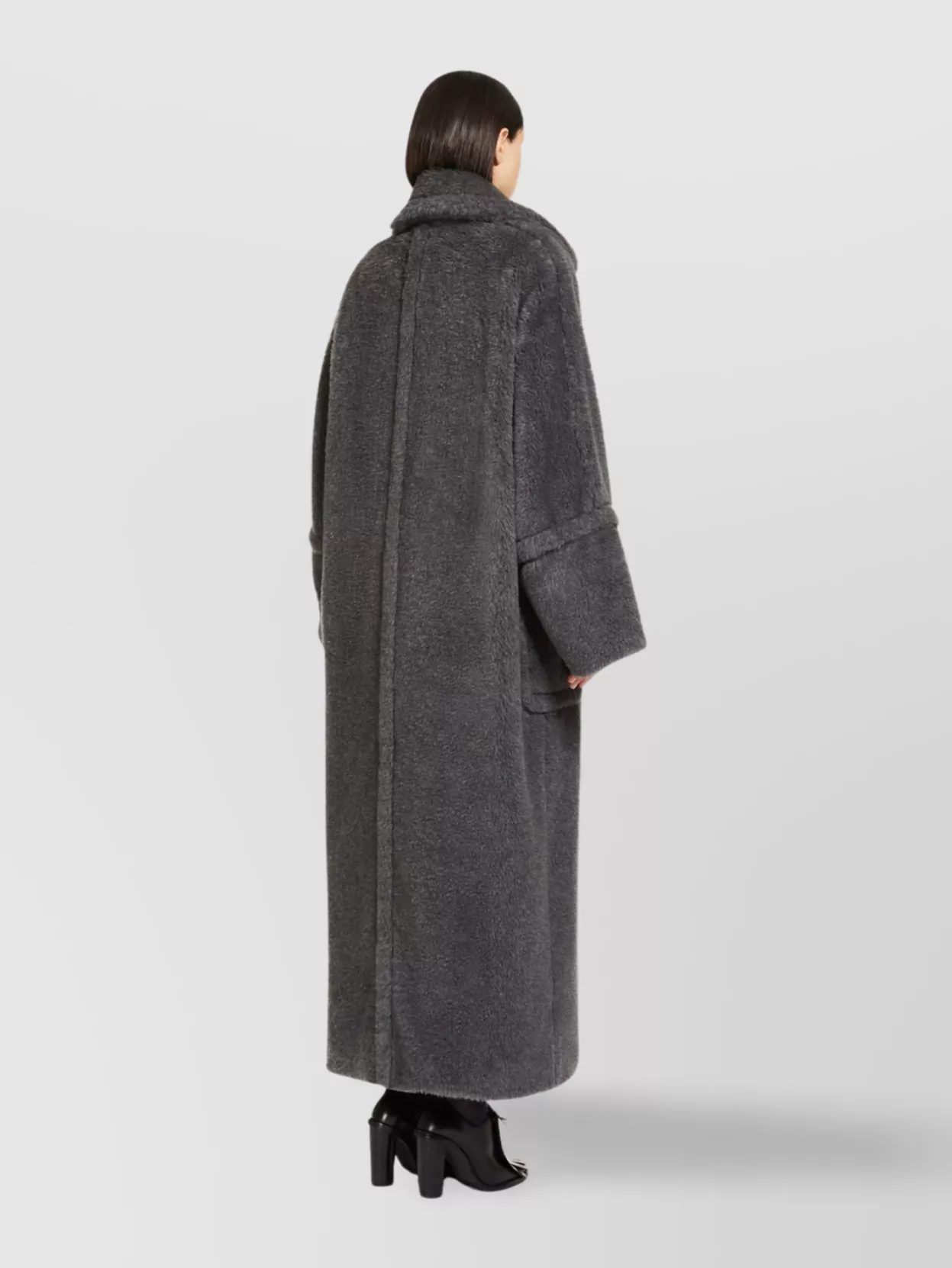 Max Mara Kadiak Oversized Alpaca And Wool Teddy Coat