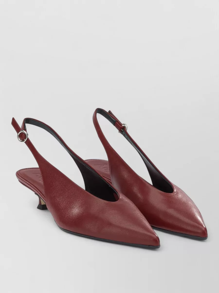 Aeyde Leather Slingback Pumps