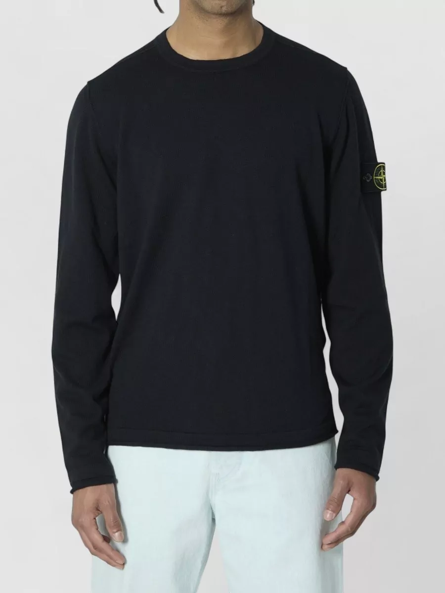 Stone Island Ribbed regular-fit sweater