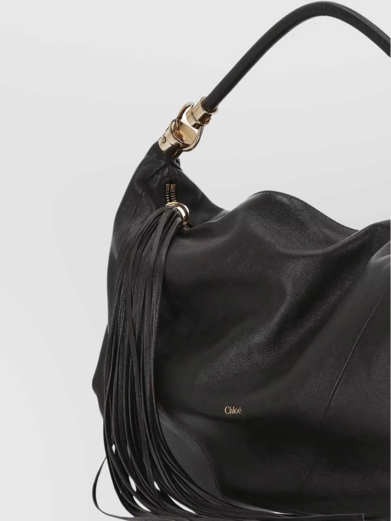 Shop Chloé Flowing Scarf Leather Bag