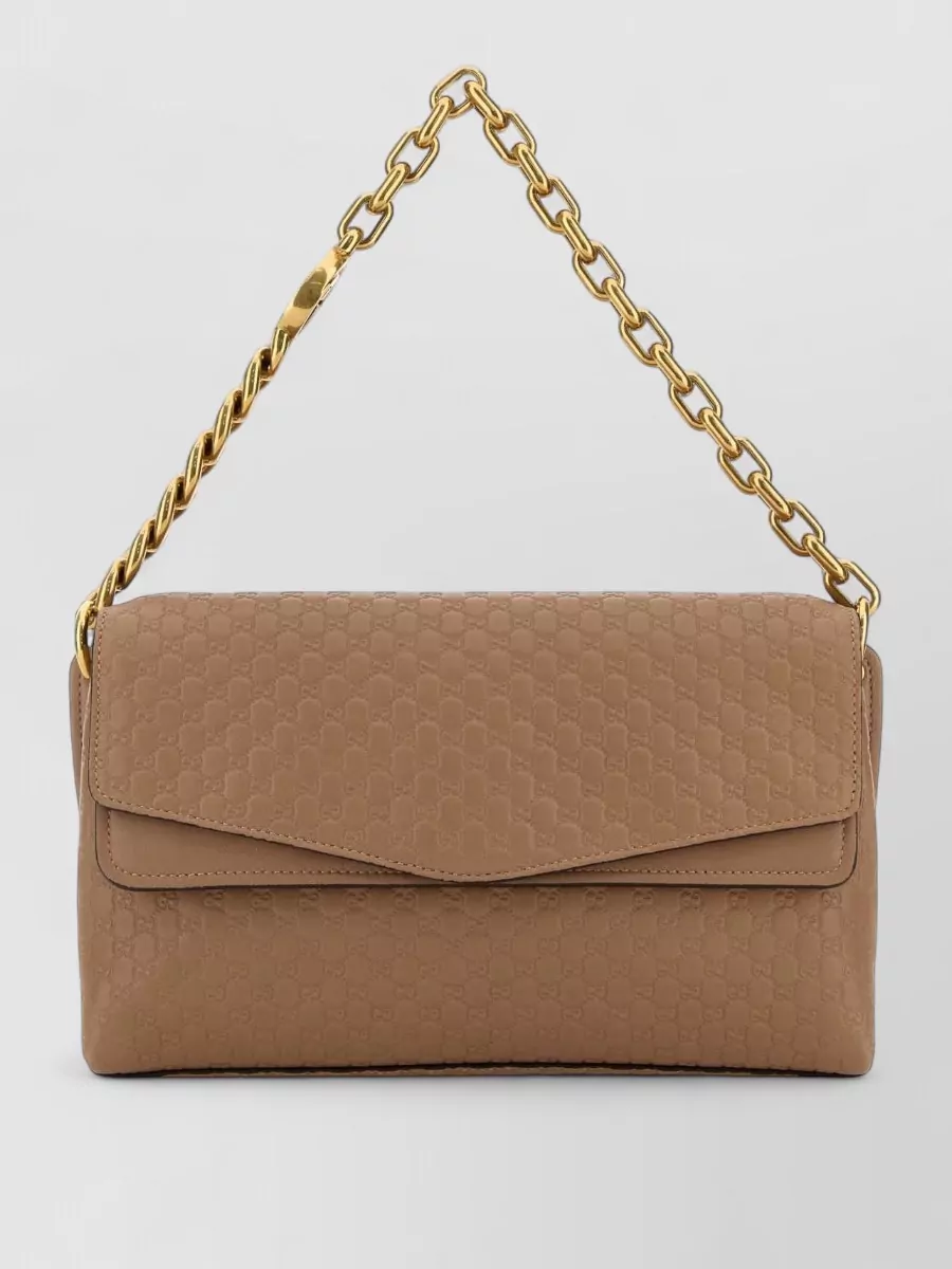 Gucci medium leather clutch bag