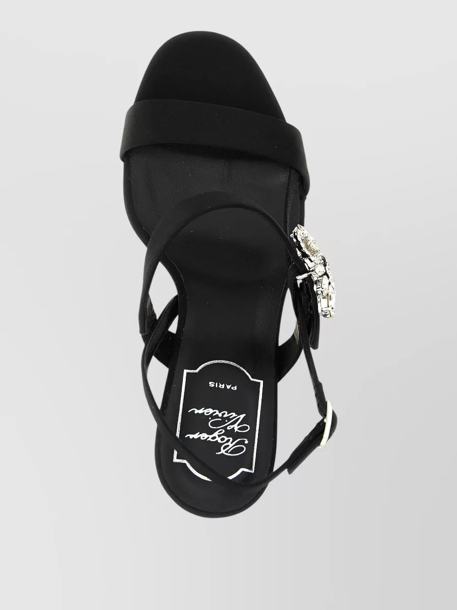 Roger Vivier Silk Satin High Heel Sandals