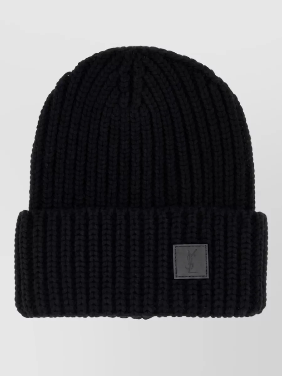Saint Laurent Wool knitted beanie