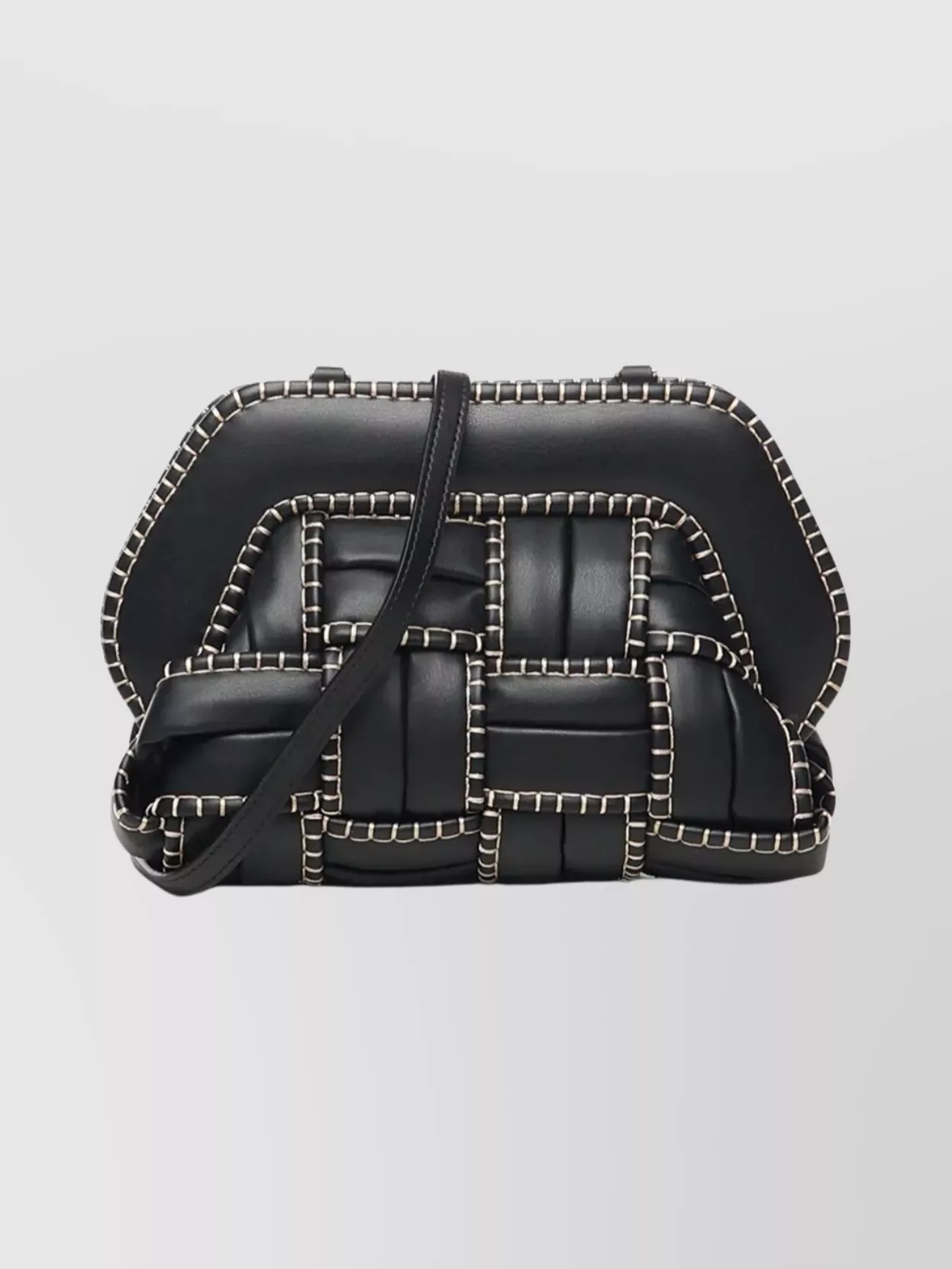Themoiré Woven Clutch Bag Shoulder Strap