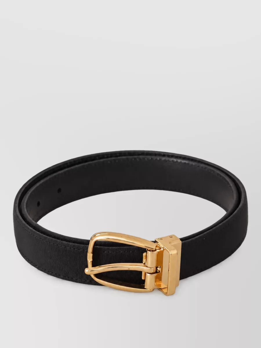 Dolce&Gabbana Leather Canvas Belt