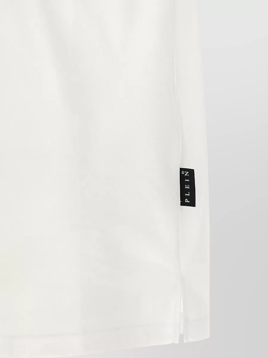 Philipp Plein Polo Shirt Straight Cut Side Slits