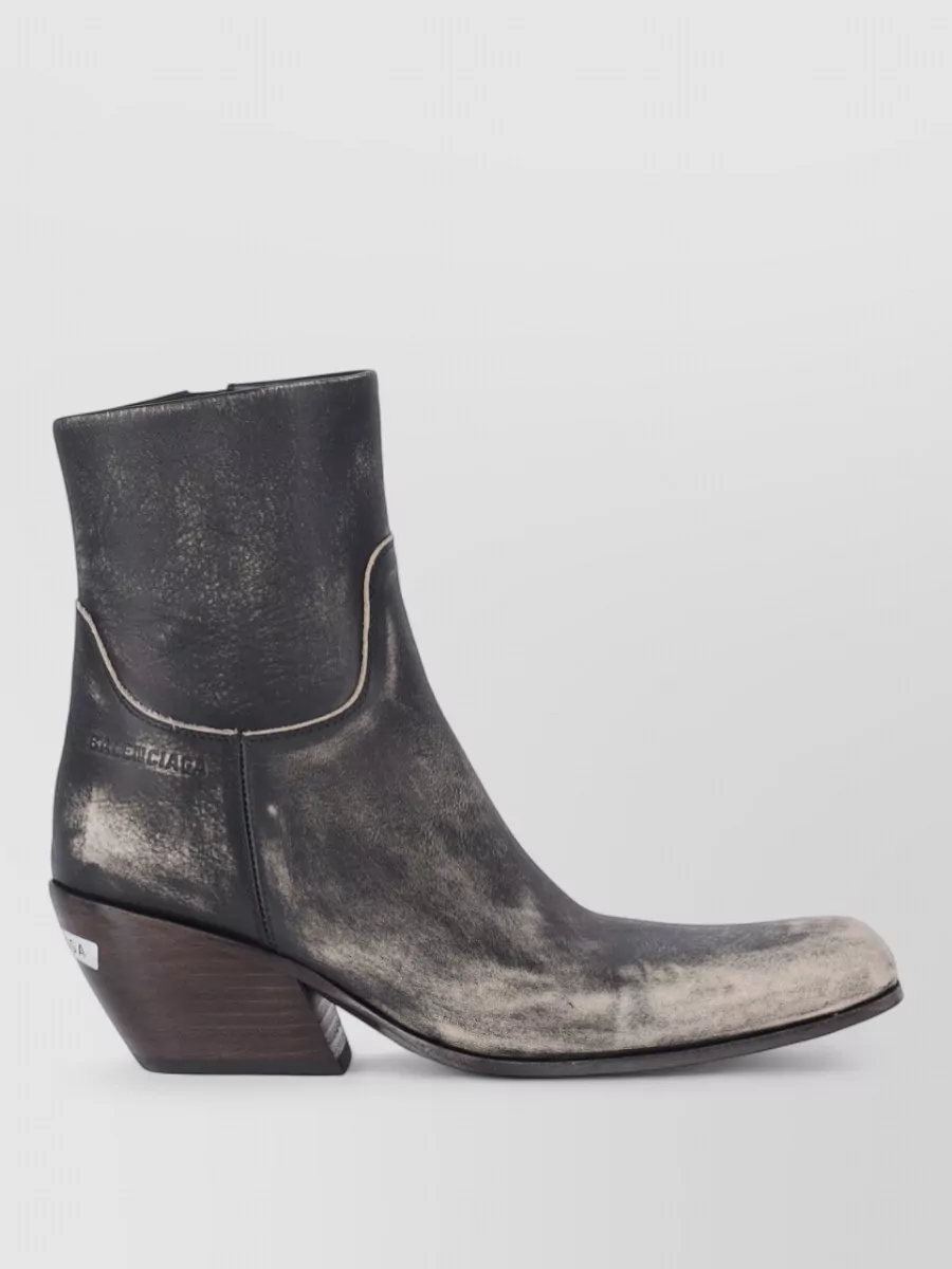 Balenciaga Leather Ankle Boots