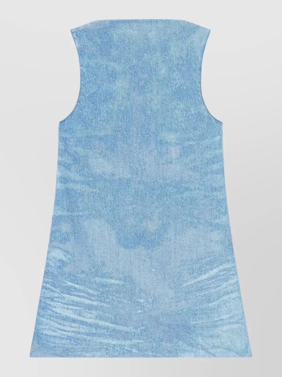 Diesel Draped Sleeveless Mini Dress