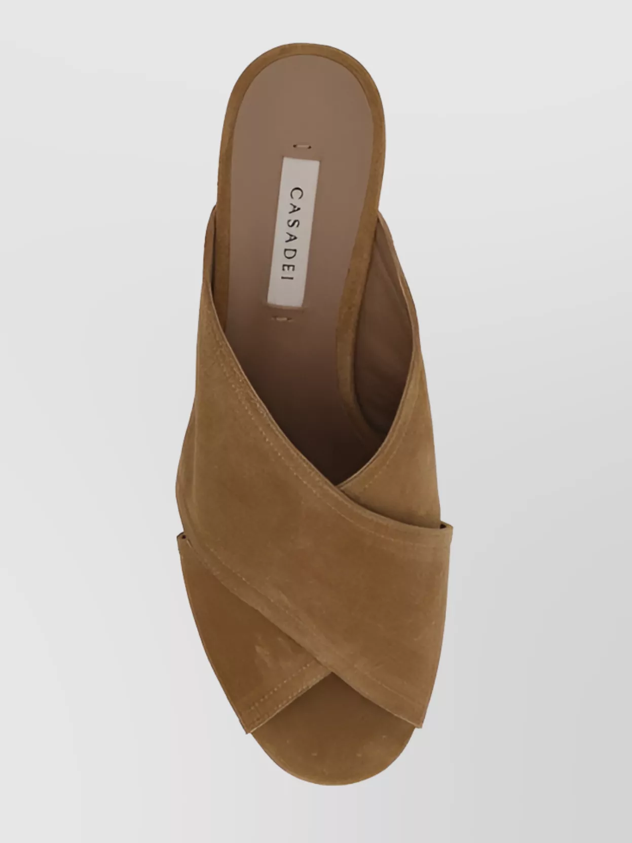 Casadei Crisscrossed Bands Suede Sandals