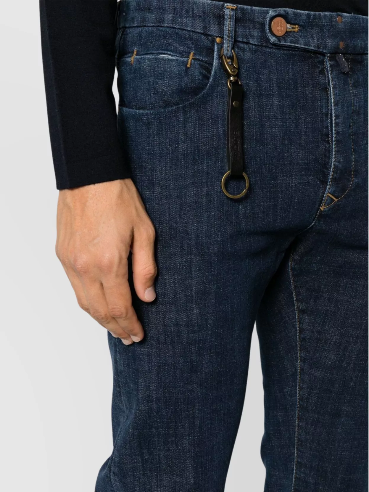 Incotex Denim Trousers Belt Loops