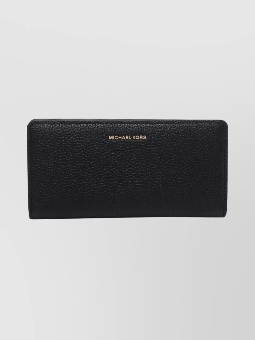 Michael Michael Kors Slim Bryant Wallet With External Zipped Pocket In Black