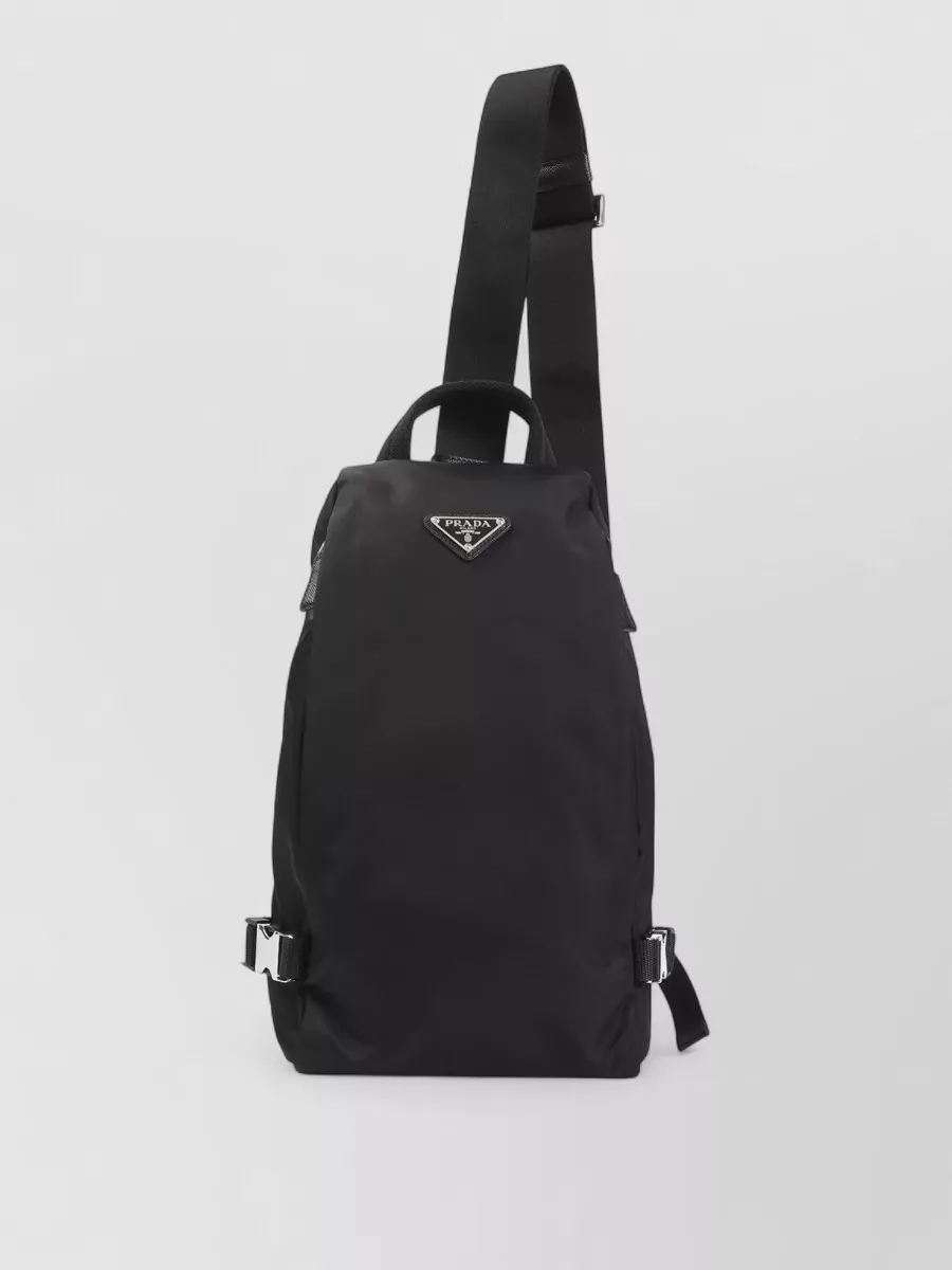 Prada Triangle Recycled Nylon Cross-Body Bag