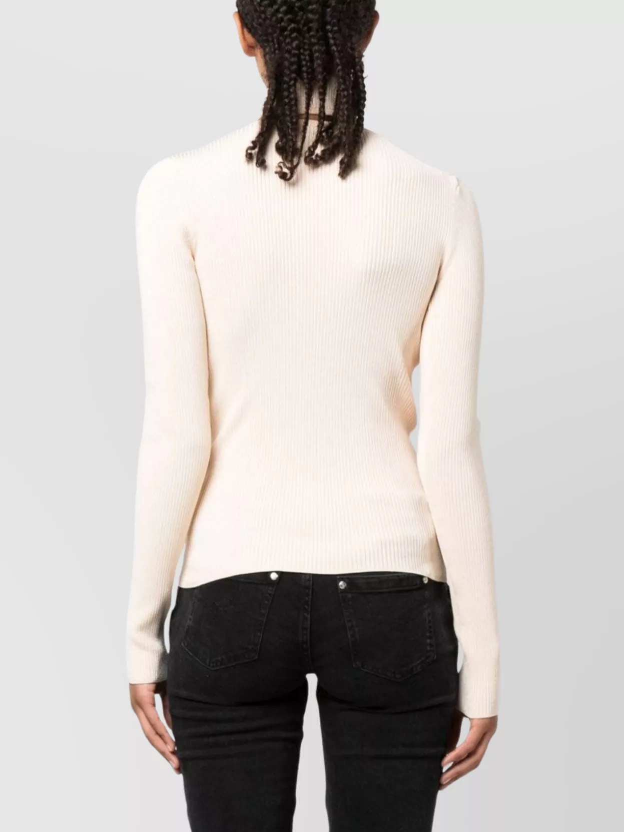 Coperni Long Sleeve High Neck Knitwear Jumper