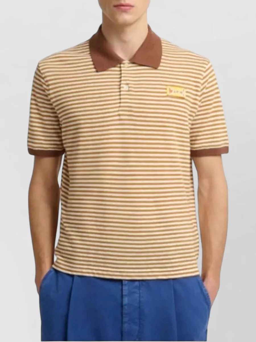 Marni Striped Regular-Fit Polo Shirt