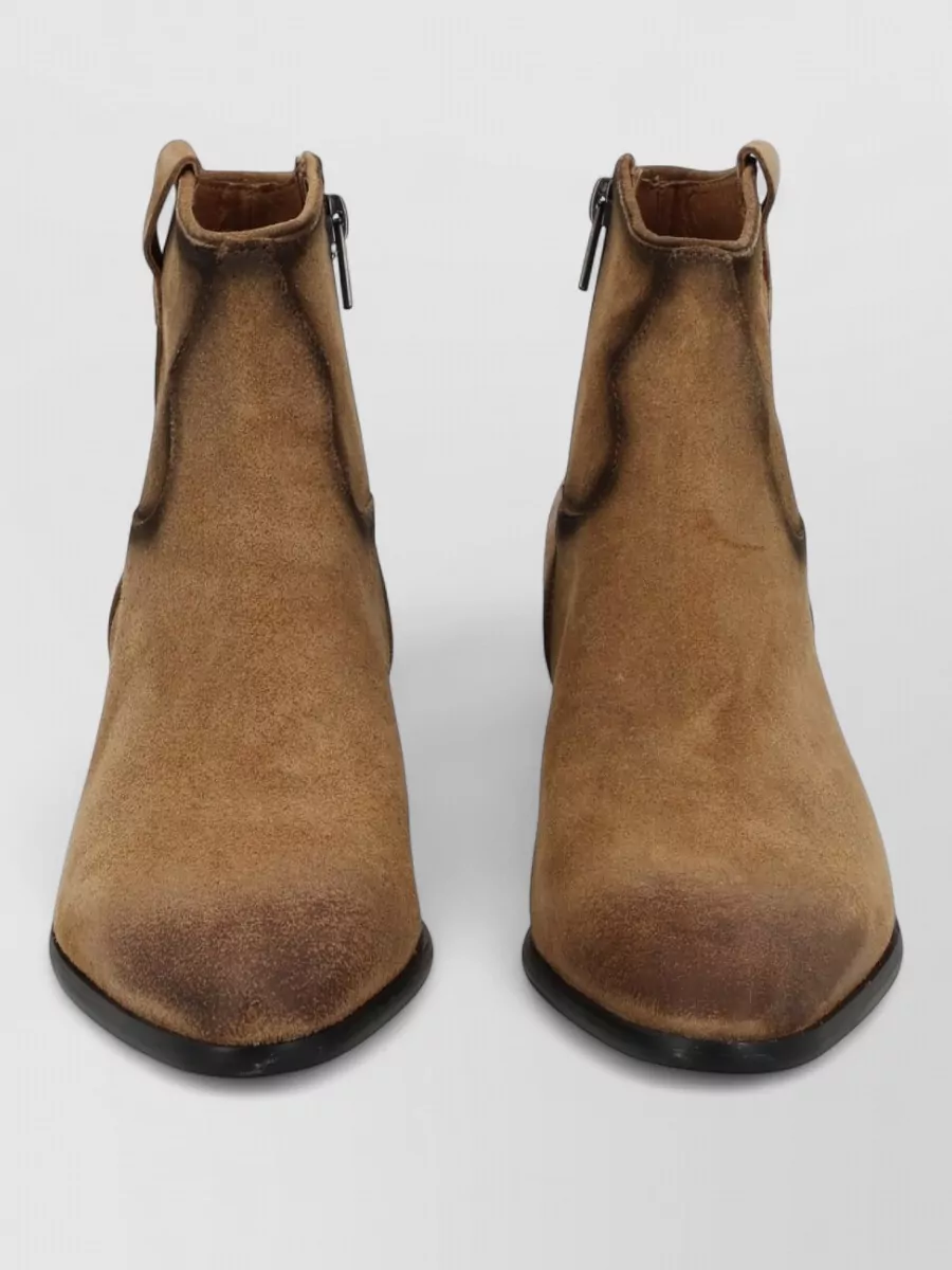 Ash suede leather ankle boots