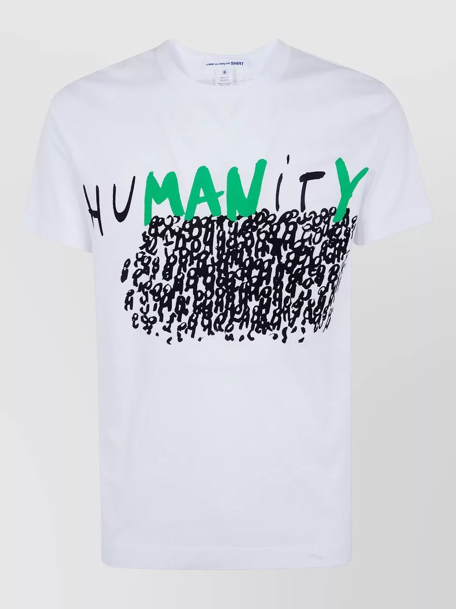 Comme des Garçons Cotton logo print t-shirt