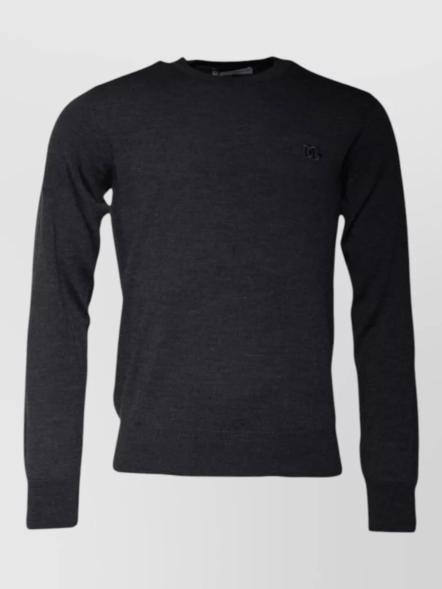 Dolce&Gabbana virgin wool crew neck sweater