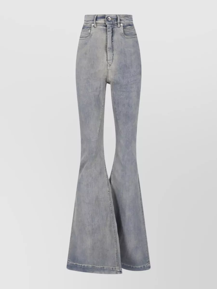 Rick Owens Drkshdw flared denim jeans