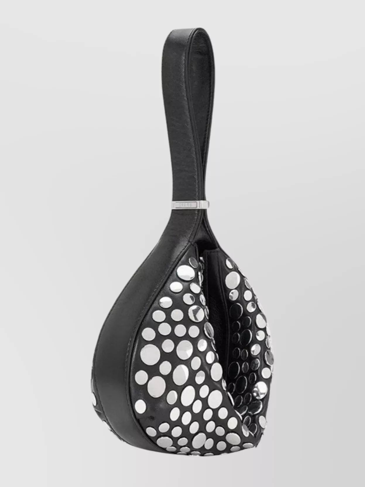 Staud Nappa Leather Shoulder Bag Rivets Design