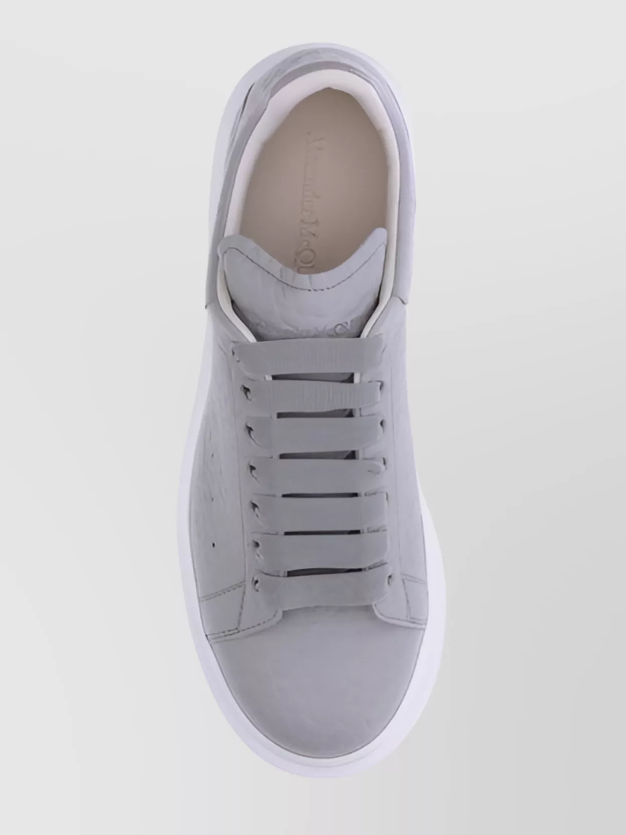 Alexander Mcqueen Leather Platform Sneakers Added Height