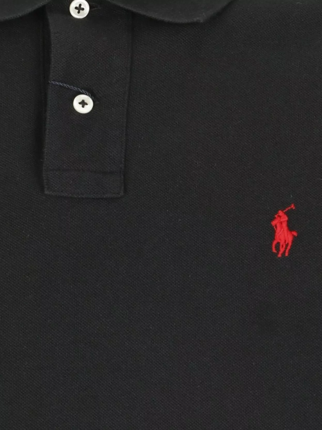 Ralph Lauren Cotton Polo Shirt With Buttons And Long Sleeves