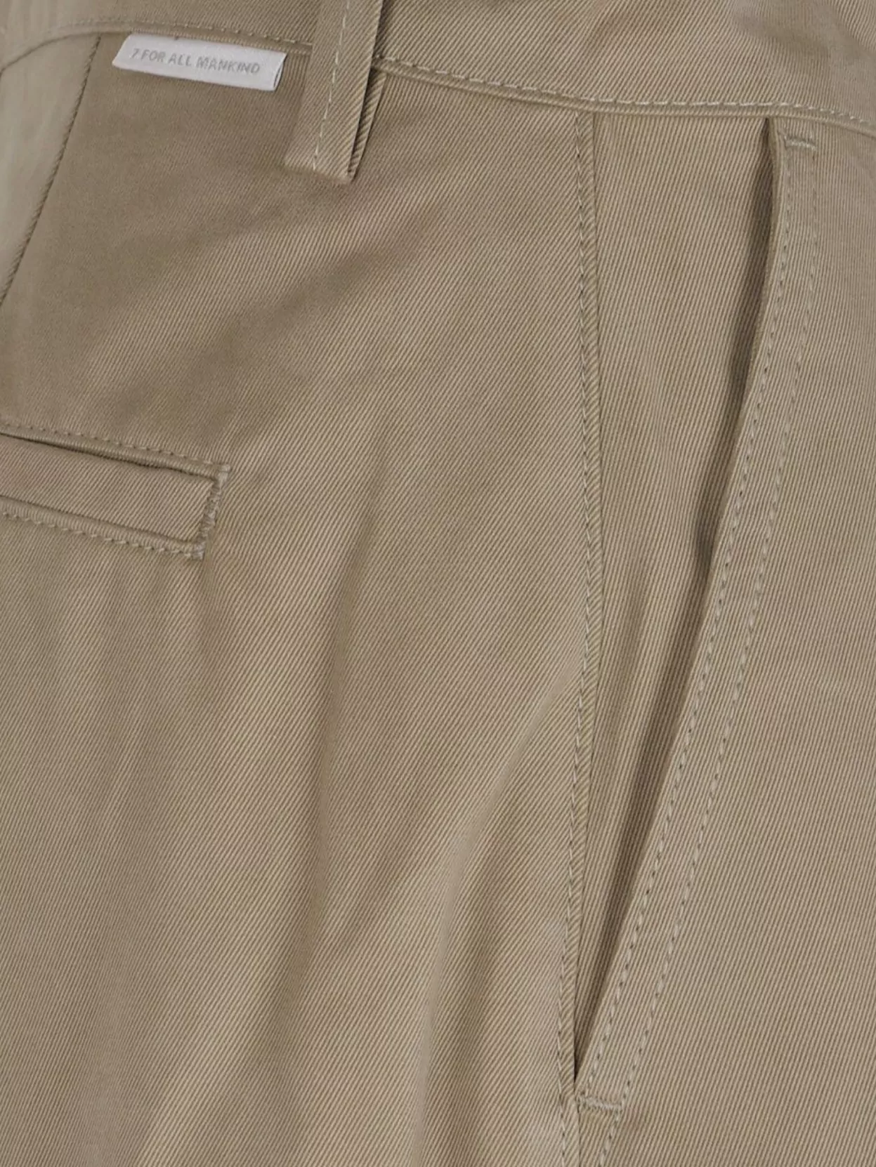 7 For All Mankind High Waisted Pleated Wide Leg Trousers