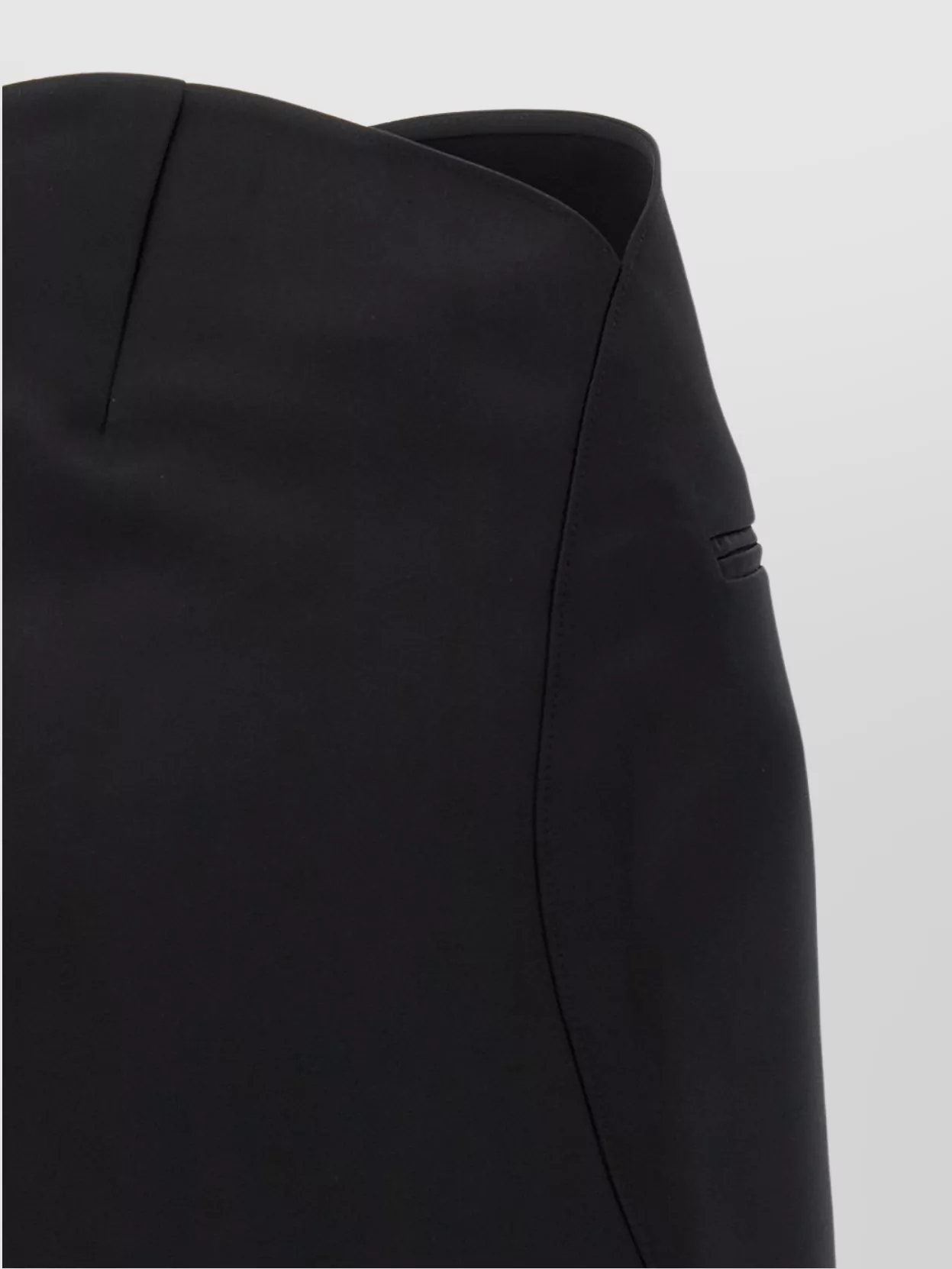Courrèges 'High-Waisted Satin Circle' Skirt