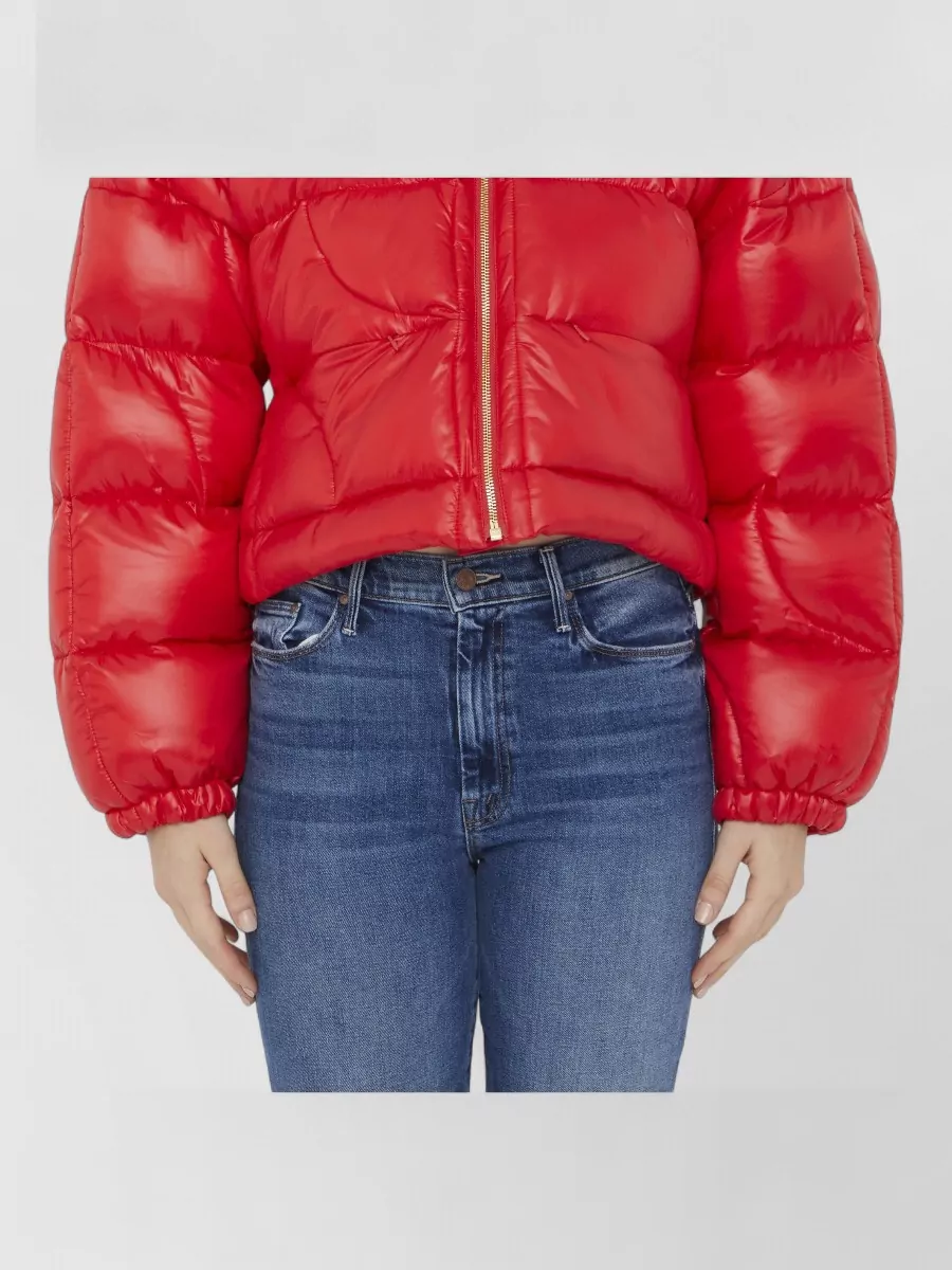 Patou quilted short down puffer jacket