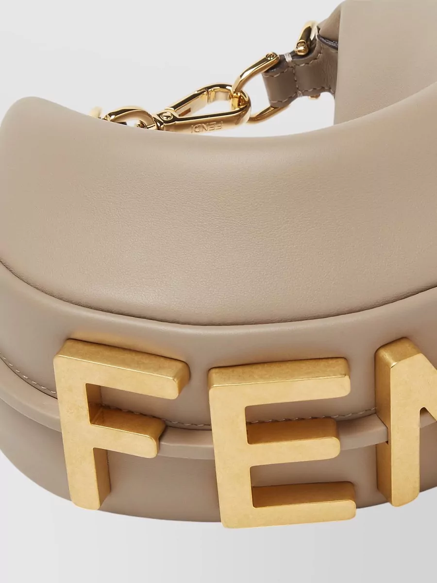 Fendi Mini Graph Shoulder Bag Curved Shape