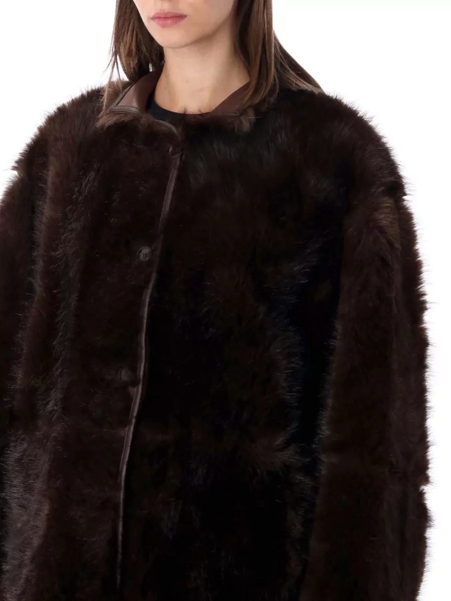 Urbancode Reversible Faux Fur Midi Coat