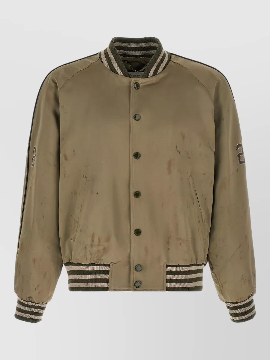 Golden Goose satin bomber jacket