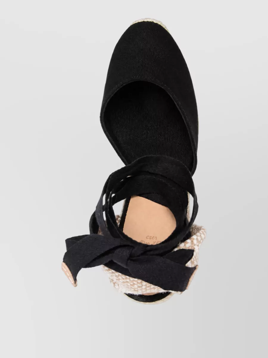 Castaner Cotton Wedge Espadrilles