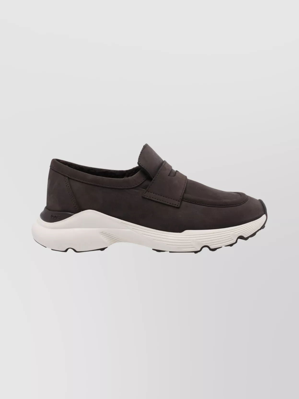 Tod's Sporty Suede Loafers Rubber Sole