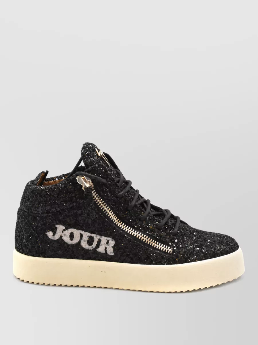 Giuseppe Zanotti Leather High-Top Sneakers