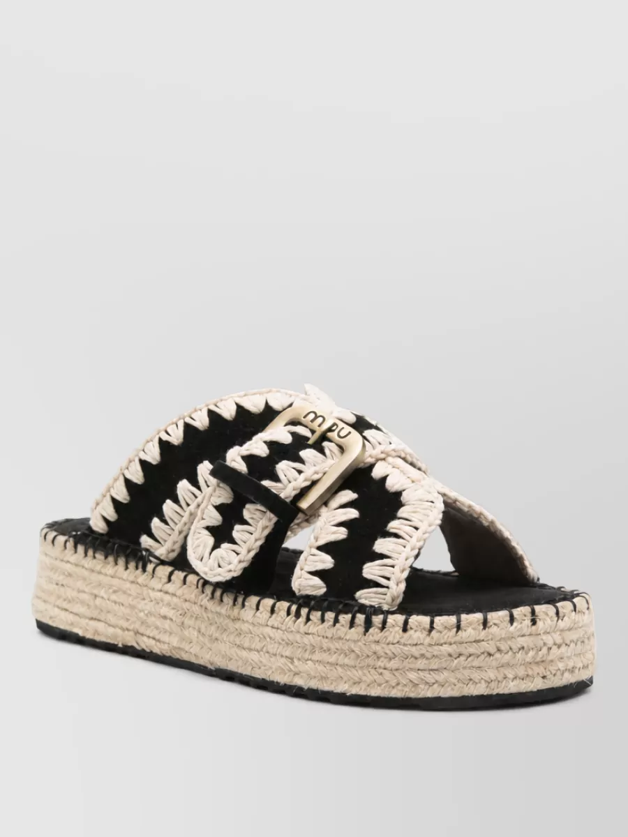 Mou suede sandals