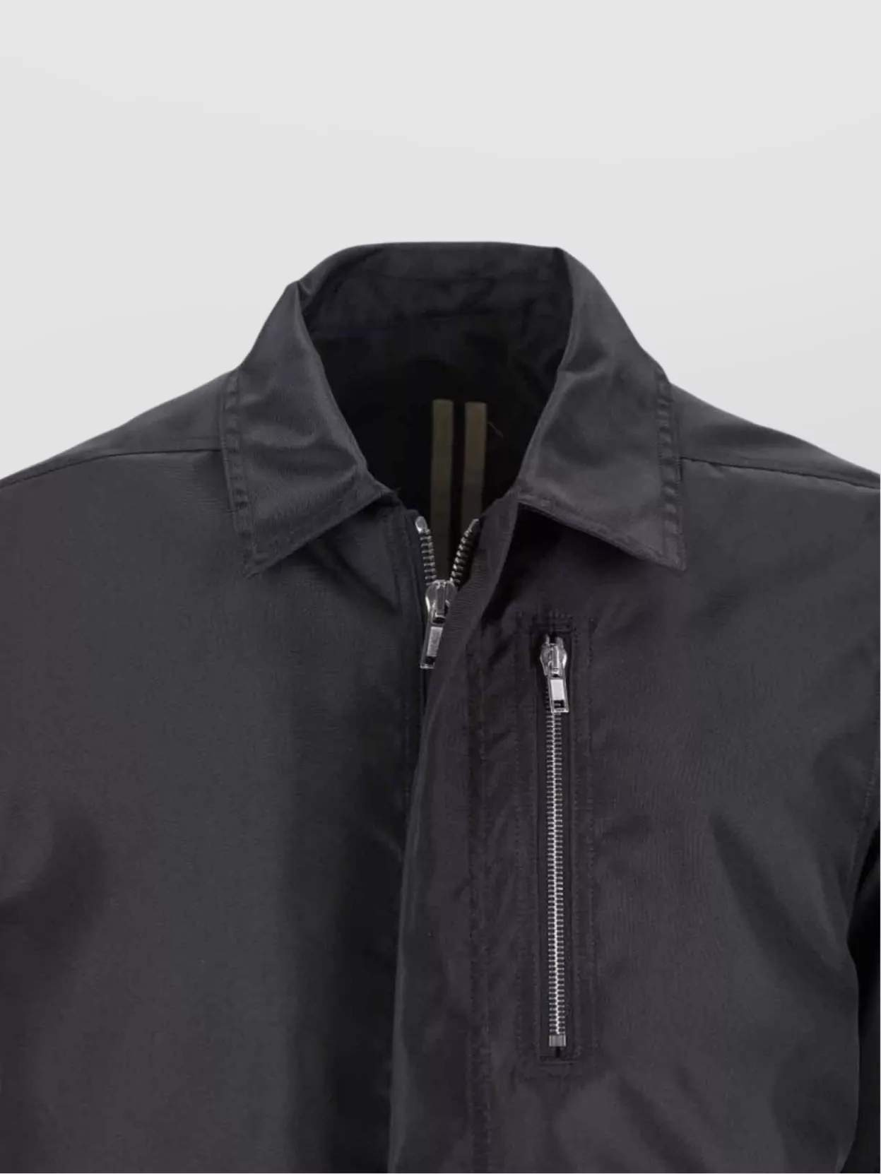 Rick Owens Drkshdw Modern Collared Jacket Zipper Pockets