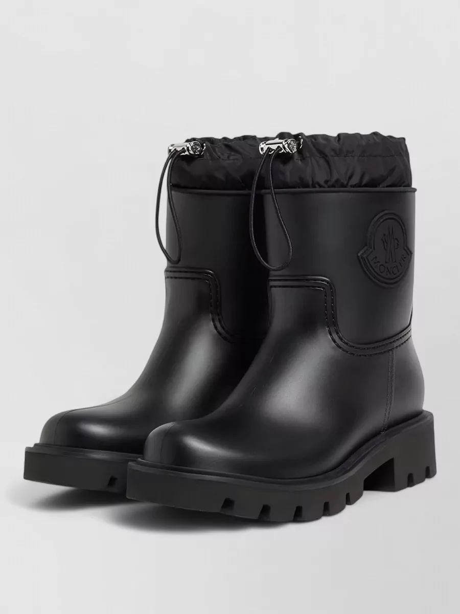Moncler pvc rain ankle boots
