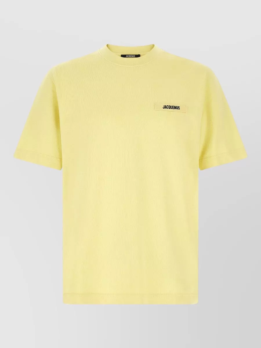Jacquemus Ribbed Crew-Neck Short-Sleeve T-Shirt