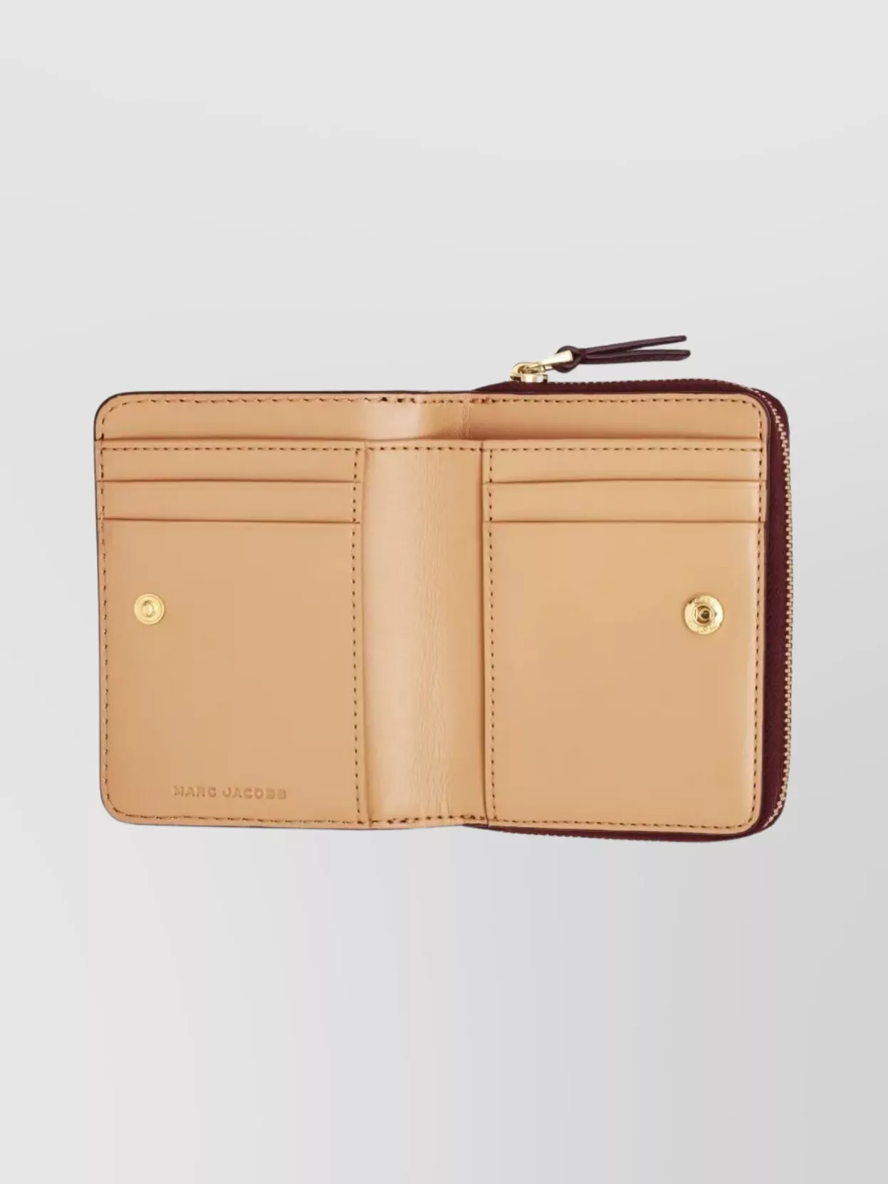 Marc Jacobs Compact Textured Leather Wallet