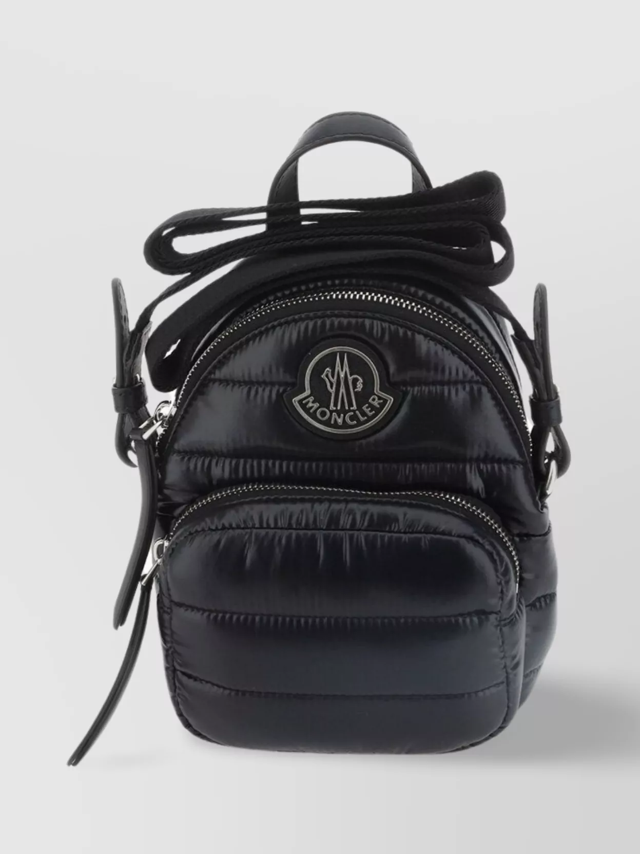 Shop Moncler Small Quilted Crossbody Bag