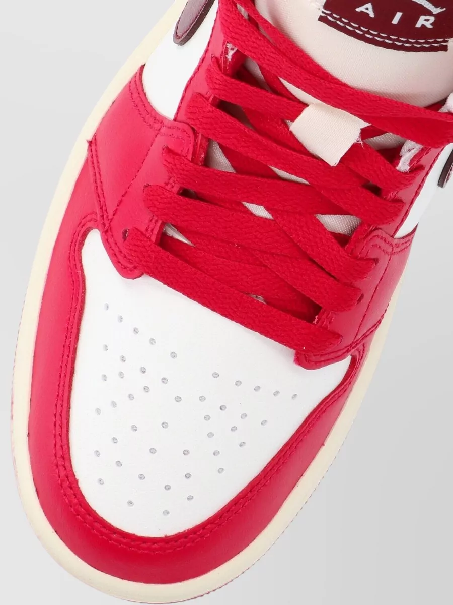 Nike Low Sneakers Perforated Toe Contrast Panels