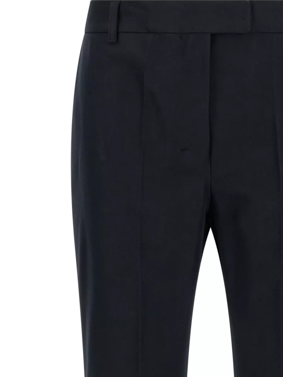S Max Mara Tailored Trousers Pleated Design Belt Loops
